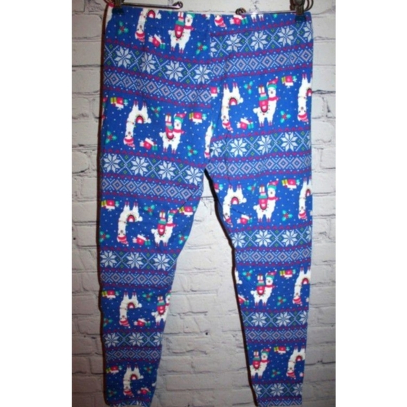 Drama Llama Festive Ankle Leggings - Picture 4 of 11